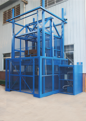  SJD Guide rail vertical lift table