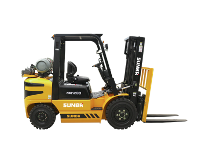 SUNBR  forklift 3 ton Dual Fuel Gasoline LP Gas Forklift